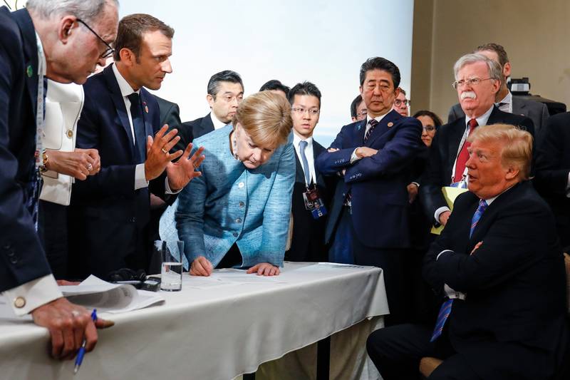 Macron, Merkel, Abe, Trump | © Council of the EU